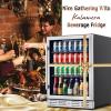 image24 Inch Wine and Beverage Fridge Wine Refrigerator Dual Zone Hold 20 Bottles and 78 CansBuiltIn or Freestanding Digital Touch Control24 Inch154 Cans
