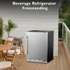 imageKalamera Beverage Refrigerator 24 inchUnder Counter 150 Cans Beverage Fridge with Stainless Steel Door Beverage Cooler Builtin and Freestanding 3240 Temperature Range