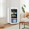 imageKalamera Mini Beverage Refrigerator Freestanding 74 Cans Capacity Beverage Cooler for Soda Water Beer or Wine  For Kitchen or Bar with Whit Interior Light